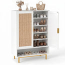 6-Tier Tall Shoe Cabinet with Double Doors - 43 Inch by DirectDeals