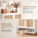 6-Tier Tall Shoe Cabinet with Double Doors - 43 Inch by LJGDeals