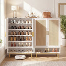 6-Tier Tall Shoe Cabinet with Double Doors - 43 Inch by LJGDeals