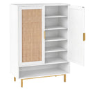 6-Tier Tall Shoe Cabinet with Double Doors - 43 Inch by LJGDeals