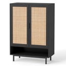 6-Tier Tall Shoe Cabinet with Double Doors - 43 Inch by DirectDeals