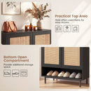 6-Tier Tall Shoe Cabinet with Double Doors - 43 Inch by LJGDeals