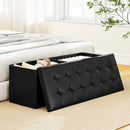 43 Inches Folding Storage Ottoman Bench Foot Rest Stool End of Bed Bench by LJGDeals