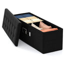 43" Folding Storage Ottoman Bench with Padded Seat by LJGDeals