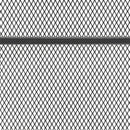 Markus - Modern Single Panel Iron Firescreen Black Brushed Silver