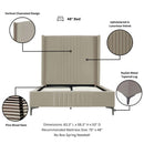 Promenade - Bed With Upholstered Headboard And Slats by HouseOfZazla