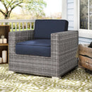 Patio Chair With Cushions Stylish Design by HouseOfZazla