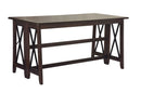 Drop Leaf Table With 4 Stools - Dark Brown by HouseOfZazla