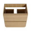 Modern Freestanding Bathroom Vanity Cabinet With Double Drawer