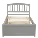 Platform Bed Wood Bed Frame With Trundle by HouseOfZazla