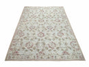 9x12 Flatweave Aubusson Needlepoint Rug, New, Beige, Tan, Green, Handmade, Hand-Knotted Area Rug, French European Carpet, Flowers