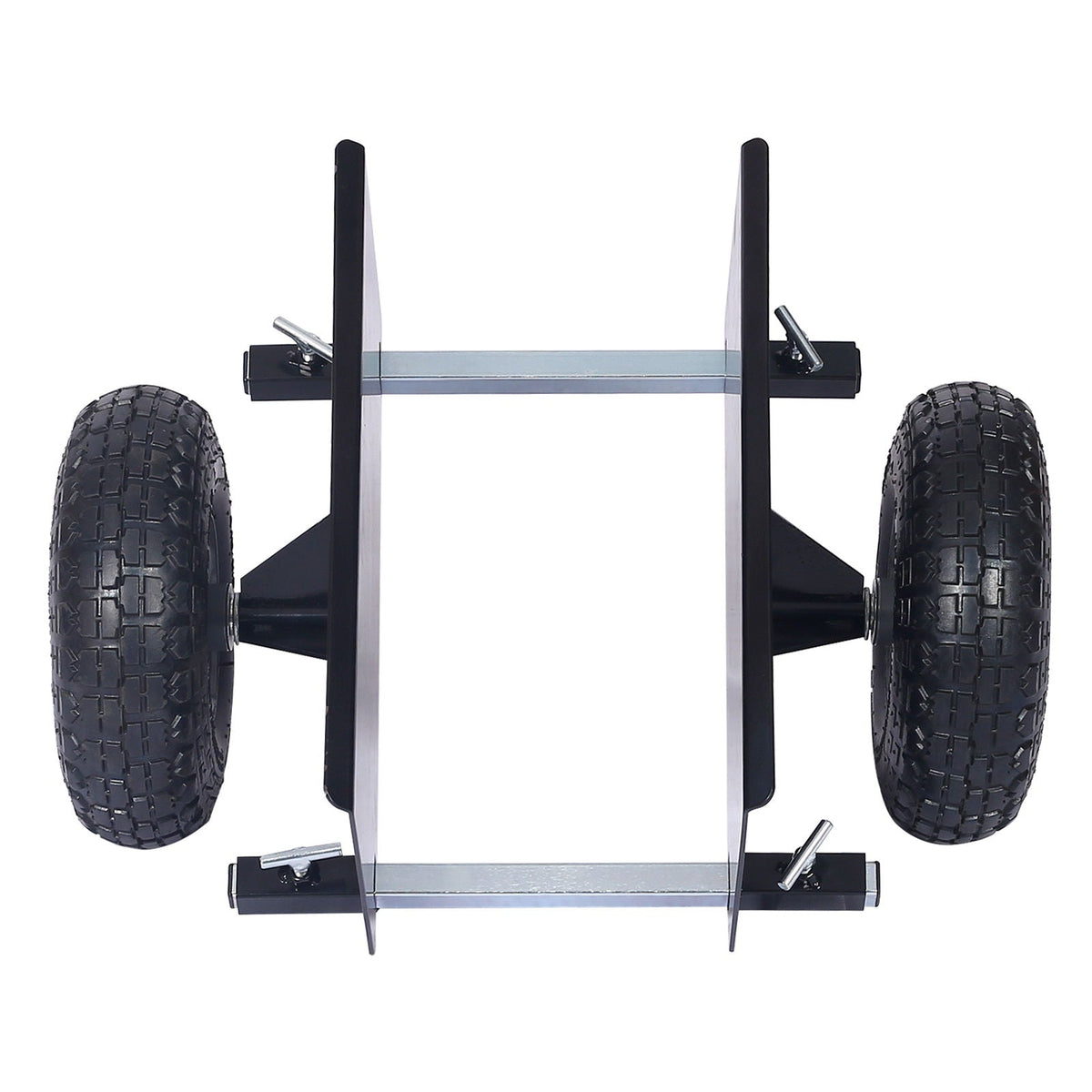 Heavy Duty 600Lb Panel Dolly With 10In. Pneumatic Wheels Alloy Steel - Black, photo 3 of 8