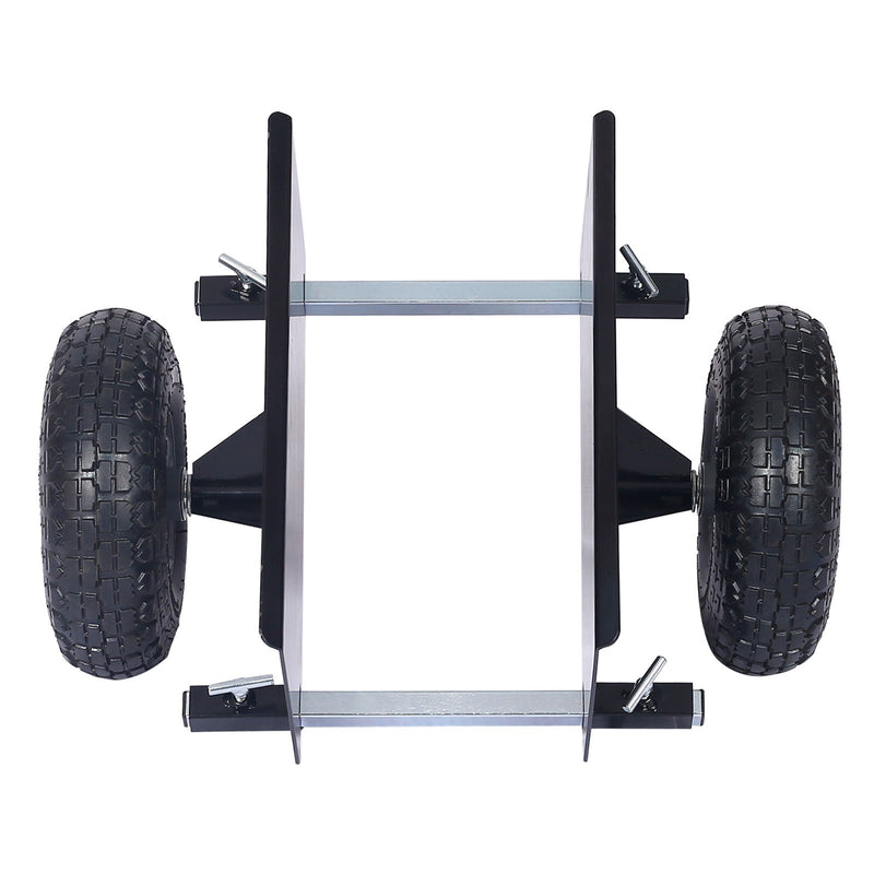 Heavy Duty 600Lb Panel Dolly With 10In. Pneumatic Wheels Alloy Steel - Black, photo 3 of 8