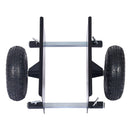 Heavy Duty 600Lb Panel Dolly With 10In. Pneumatic Wheels Alloy Steel - Black by HouseOfZazla