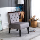 Reese - Living Room Armless Button Tufted Pattern Accent Chair (Set of 2) by Unique Piece Furniture