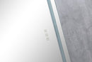 36x24 LED Lighted Bathroom Wall Mounted Mirror with High Lumen+Anti-Fog Separately Control+Dimmer Function