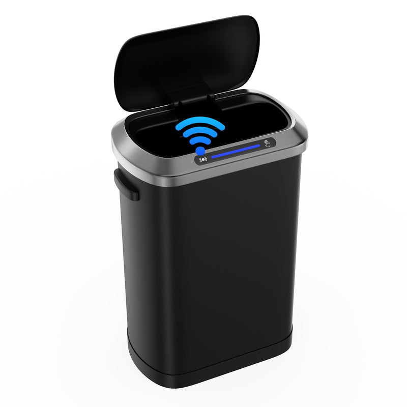 50L Smart automatic Trash Cans - Full Intelligent Sensor - BLACK