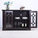 Spacious Sideboard With 3 Doors - Ox Blood Red by HouseOfZazla