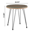 Antibes - 3 Piece Outdoor Patio Conversation Set by HouseOfZazla