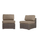 Outdoor Wicker Seating Group With Cushions
