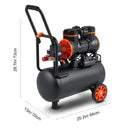 Air Compressor 6.3 Gallon 1450W 3.35 CFM@ 90PSI with Max. 116PSI Pressure by HouseOfZazla