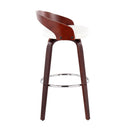 Grotto - Mid Century Elegant Design Modern Barstool With Swivel (Set of 2) by HouseOfZazla