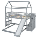House Bunk Bed With Slide