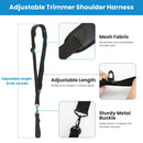 Ergonomic Trimmer Handle Grip with Shoulder Strap Universal Fit Lawn Trimmer Extension Handle with Bracket Clamp String Trimmer Handle for Lawn Care L