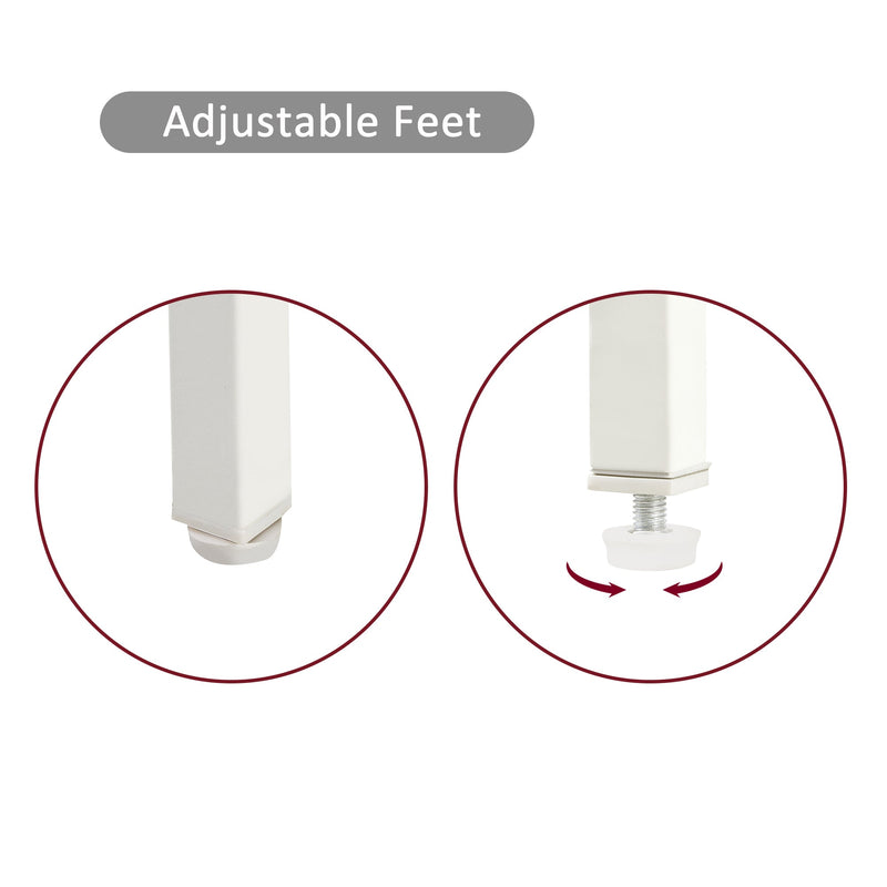 15.75" Rattan End table with Power Outlet & USB Ports, Modern nightstand with drawer and metal legs, side table for living room, bedroom,white(1 PC)