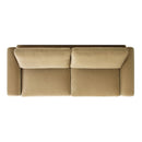 Mason - Arched Arm Sofa - Camel Brown Beige by HouseOfZazla