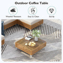 K&K 7-Piece Wicker Patio Furniture Set