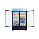 44.7 Cu.Ft Commercial Glass Door Merchandiser Freezer With LED Display (SAK39478) by SAKSBY WHOLESALE