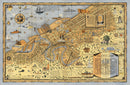 Vintage Map of Cleveland, Ohio 1928