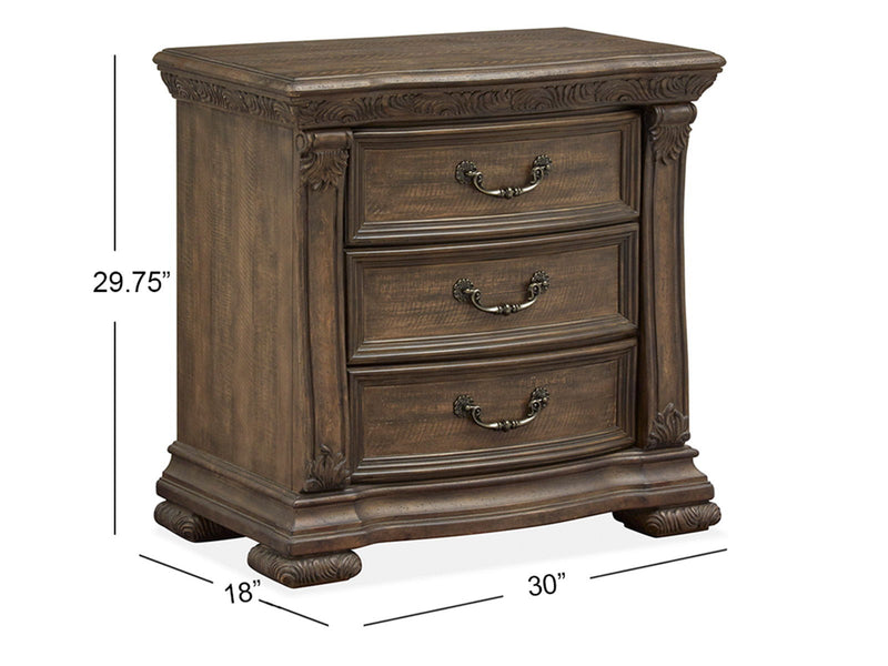 Durango - Drawer Nightstand - Willadeene Brown, photo 6 of 7