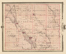 Vintage Map of Mitchell County, Iowa 1875
