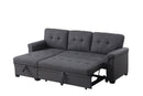 Lucca - Reversible Sleeper Sectional Sofa With Storage Chaise by HouseOfZazla