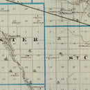 Vintage Map of Floyd County, Iowa 1875