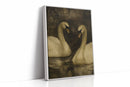 Two Swans in Quiet Reflection