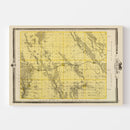 Vintage Map of Chickasaw County, Iowa 1875