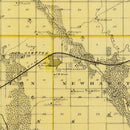 Vintage Map of Chickasaw County, Iowa 1875