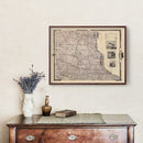 Vintage Map of Clayton County, Iowa 1875