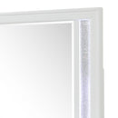 Abigale - Mirror For Dresser Top Made With LED (Includes Only Mirror) - White by HouseOfZazla