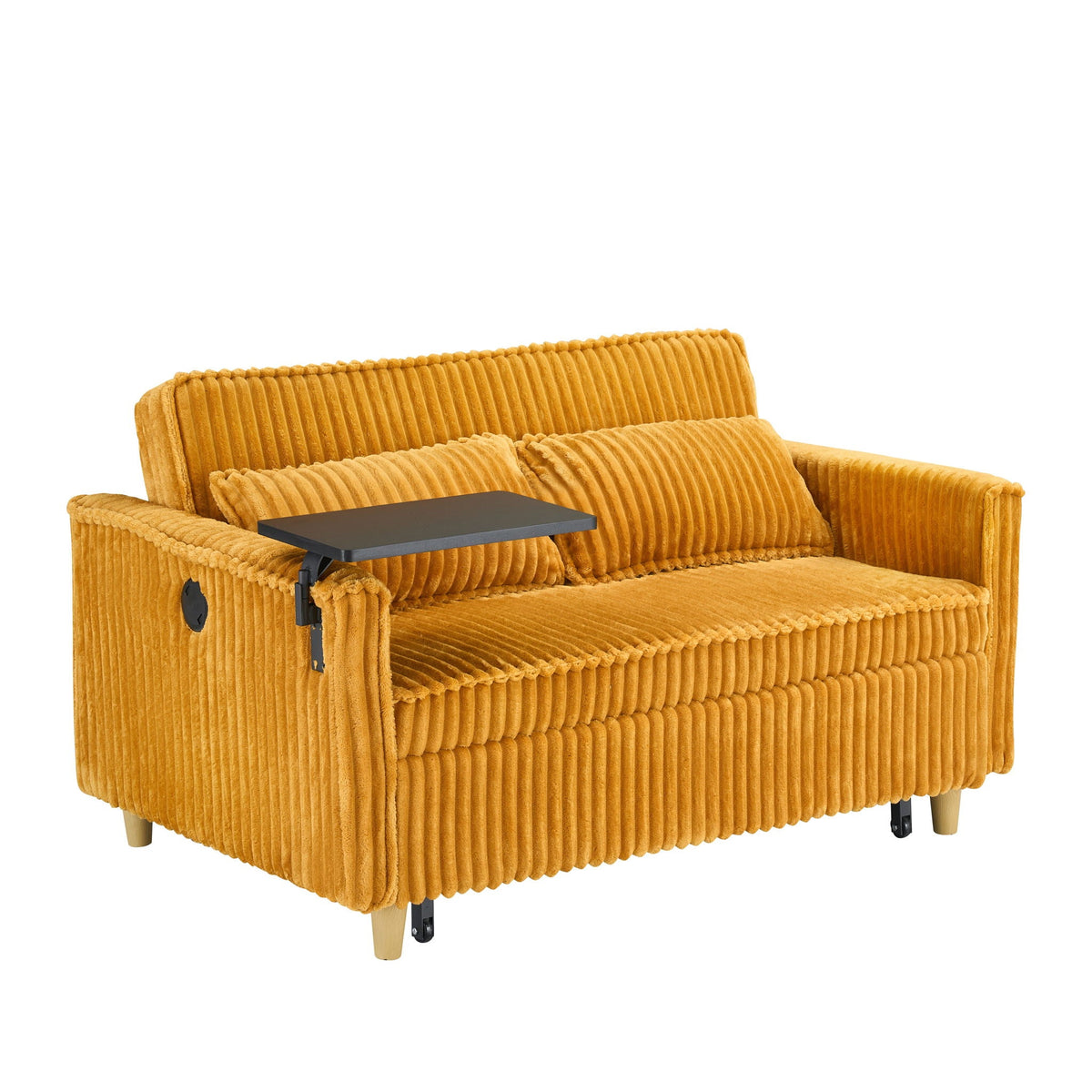 Pull Out Sofa With Movable Tabletop And USB Ports, photo 19 of 40