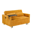 Pull Out Sofa With Movable Tabletop And USB Ports