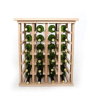 Solid Wood Handcrafted Wine Rack with Tabletop by Wine Racks