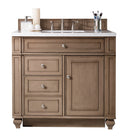 James Martin Bristol 36" Single Bathroom Vanity, Whitewashed Walnut