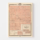 Vintage Map of Grundy County, Iowa 1875