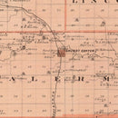 Vintage Map of Grundy County, Iowa 1875