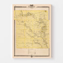 Vintage Map of Hardin County, Iowa 1875