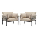 Rope Lounge Chair With Cushions For Modern Spaces